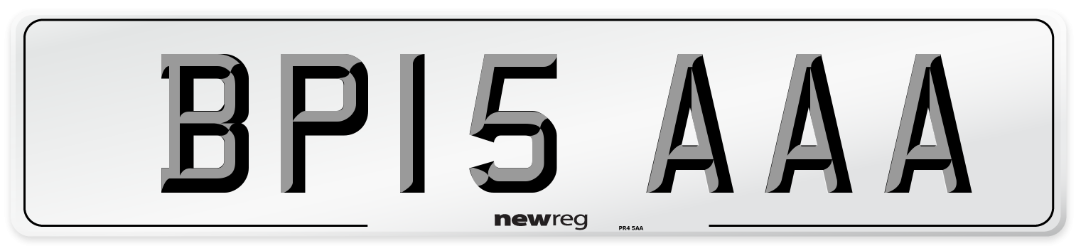 BP15 AAA Number Plate from New Reg